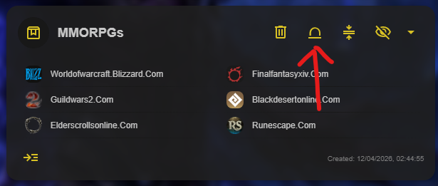 Caves of Wonders (CoW) Chest toolbar highlighting the Convert to Cave control